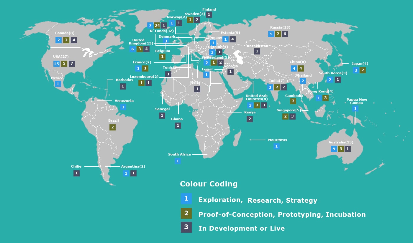 HashCash World Map