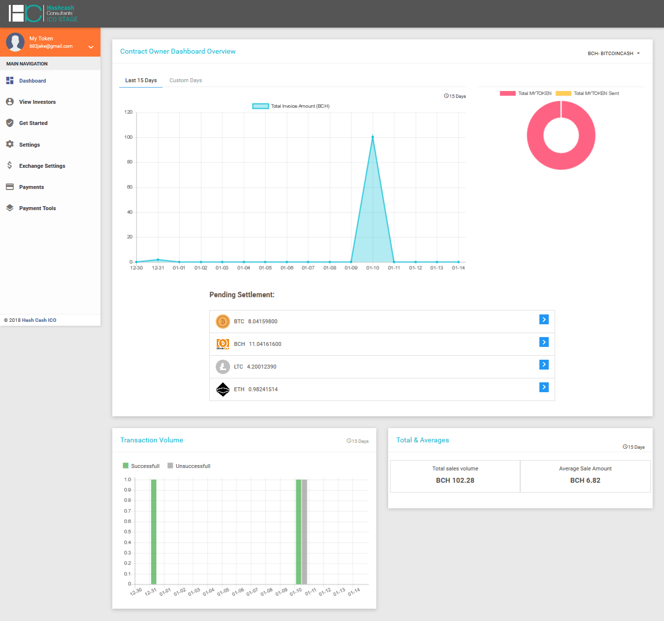 HashCash Contract Owner Console